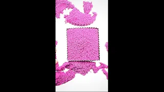 Kinetic sand Cutting ASMR SHAPES Satisfying Video #satisfying #asmr #kineticsand #shorts