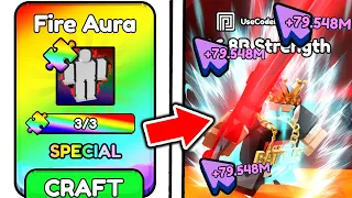 I Crafted STRONGEST SPECIAL BOSS AURA in Pull a Sword..