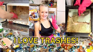 Cleaning SUPER DIRTY AND GRIMY home only in 2 days!! 😱🥰