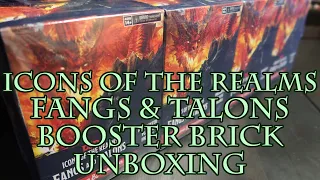 Icons of the Realms Fangs & Talons Booster Brick Unboxing