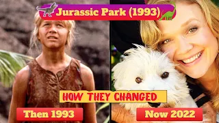 🦖 Jurassic Park (1993) ★ Cast Then and Now 2022 ★ [How They Changed] 🦕 (Hollywood Celebrity)