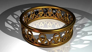 Maya tutorial : How to model a Celtic ring