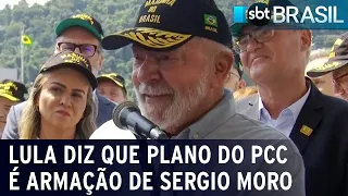 Lula diz que plano do PCC é armação de Sergio Moro | SBT Brasil (23/03/23)