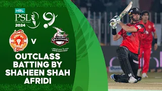 Outclass Batting By Shaheen Shah Afridi | Islamabad vs  Lahore | Match 23 | HBL PSL 9 | M1Z1U