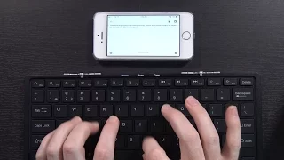 Full-size Folding Bluetooth Backlit Keyboard from iClever (IC-BK05)