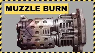 How To Paint Muzzle Burn Heat Effect: It's easier than you'd think!