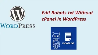 Edit Robots.txt Without cPanel In WordPress| Upload Robots.txt From Yoast SEO Plugin