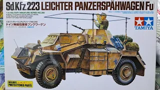 Tamiya Sd.Kfz.223 Leichter Panzerspahwagen 1/35 Box open