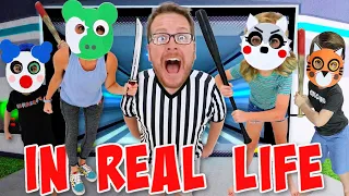 Roblox PIGGY INFECTION Mode IN REAL LIFE (Everyone Is Infected) with The FUNhouse Family