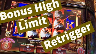 eagle bucks bonus high limit retrigger