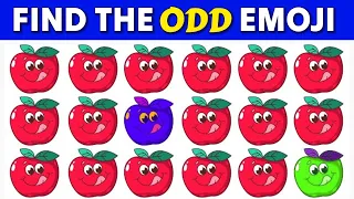 Find the ODD One Out - FIND THE ODD EMOJI OUT | #2 Emoji Challenge | Emoji Quiz