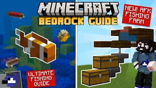 NEW! 1.20+ AFK Fishing Farm & Ultimate FISHING GUIDE | Minecraft Bedrock Guide 1.20