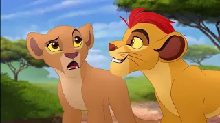 The Lion Guard Return Of The Roar - Kiara, Tiifu And Zuri And Bunga Shares The News Scene [HD]