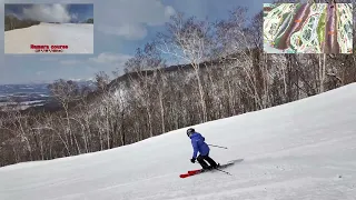 ( 4K )  랜선라이딩  _ 니세코 빌리지 Namara, Koguma, Cruiser course(2024.03.13) Niseko Village