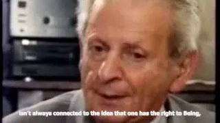 Levinas: The Right To Be (English Subtitles)
