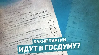 Какие партии идут в Госдуму и рейтинг их адекватности / Егор Бухтияров