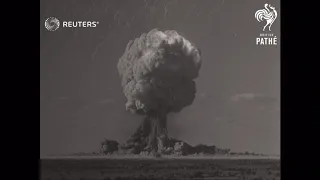 AUSTRALIA: NUCLEAR TESTS TAKE PLACE IN SOUTH AUSTRALIA DESERT (1957)