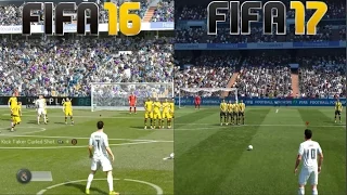 FIFA 17 vs FIFA 16 Gameplay and Graphics Comparison (Xbox One, PS4, PC)