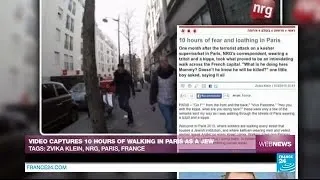 Video captures 10 hours of walking in Paris as a Jew