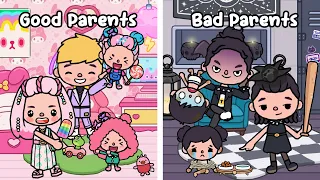 Bad Parents VS Good Parents Compilation 😇😈 Sad Story | Toca Life Story | Toca Boca