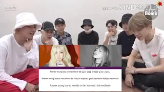 BTS REACTION TO BLACKPINK LISA_JENNIE RAP COMPILATION (2016-2019) {FMV}