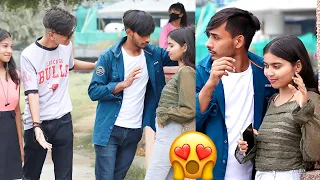 Romantic Accidentally Takkar Prank On 🥰 Cute Girls | Part-3 | epic reaction 😱 | Kundan prankster