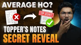 ULTIMATE Scientific NOTE-Making Trick for Every Indian Student | Average to Topper