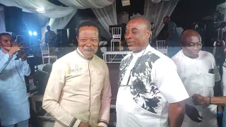 TWO BIG ELEPHANT FINALLY MEET: K1 DE ULTIMATE AND KING SUNNY ADE EXCHANGE PLEASANTRY@MARRY OLUBORI..