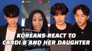 KOREANS REACT TO CARDI B AND HER DAUGHTER FOR THE FIRST TIME