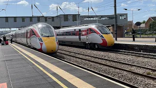 East Coast Main Line Trains at Peterborough on May 14th 2022