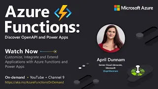 Demo: Creating a Custom Connector from OpenAPI file | Azure Functions: Discover OpenAPI & Power Apps