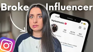 I was a full-time influencer making NO MONEY