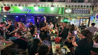 【🇹🇭 4K】NIGHTLIFE OF BANGKOK THAILAND | KHAOSAN STREET BANGKOK| Thailand Aug 2023.