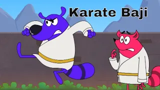 Karate Baji Ep 13 Pyaar Mohabbat Happy Lucky Indian  Cartoon Show Zee Kids