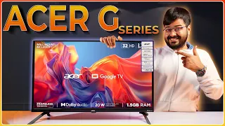 Acer G Series 32" Google TV Unboxing + Review - This ₹11,999 Budget TV is INSANE! 🔥