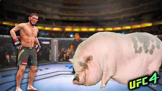 Khabib Nurmagomedov vs. Super Pig (EA sports UFC 4)