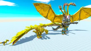 Mecha King Ghidorah of The Revolution - Animal Battle Revolt Simulator