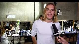 Ton Heukels backstage interview at Ports1961 Summer 2017 Show