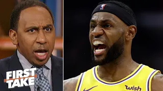 Stephen A. rips LeBron: No aggression, no offense! | First Take