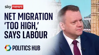 Shadow minister defends Labour's migration record as party pledges to bring numbers down