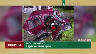 Троє загиблих в ДТП на Львівщині