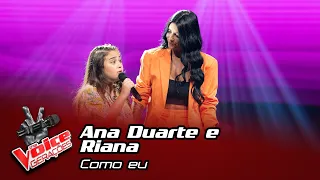 Ana Duarte and Riana - "Como Eu" - Blind Audition | The Voice Generations