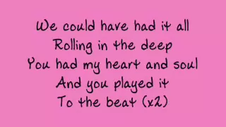 Adele - Rolling in the Deep - lyrics