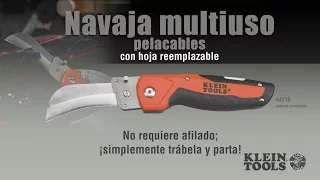 Navaja multiuso pelacables con hoja reemplazable