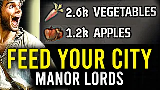 Manor Lords Guide: Best Way To Feed Your City