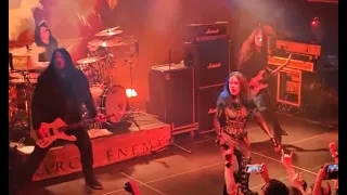 ARCH ENEMY play 1st live show w/ new guitarist at Musinsa Garage in Seoul, South Korea - video drops