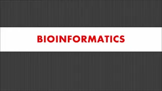 bioinformatics part 1