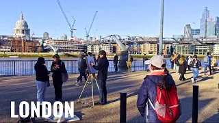 London Walking Tour South Bank to London Bridge | Walking London 4K HDR