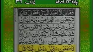 Surah Yaseen with Urdu Translation