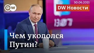 Чем укололся Путин на самом деле, или Что на Западе думают о «прямой линии» президента. DW Новости